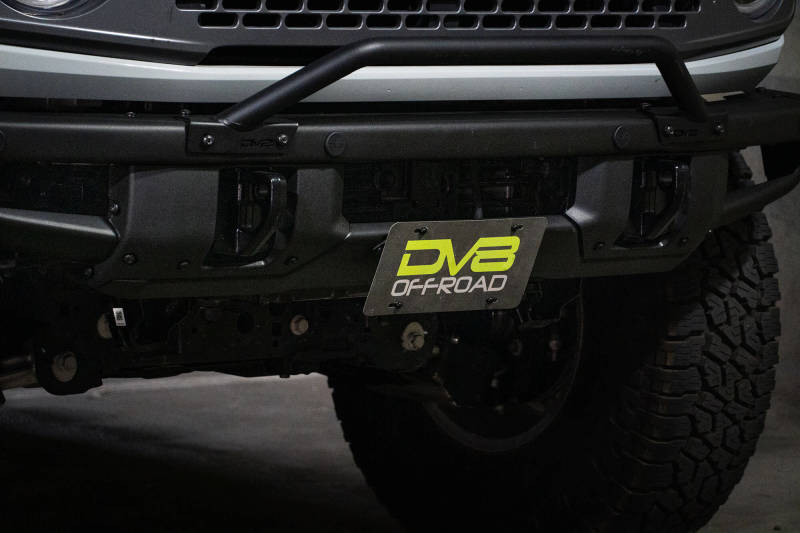 DV8 Offroad 21-22 Ford Bronco Factory Front Bumper Licence Relocation Bracket - Front LPBR-01 LPBR-01 User 1