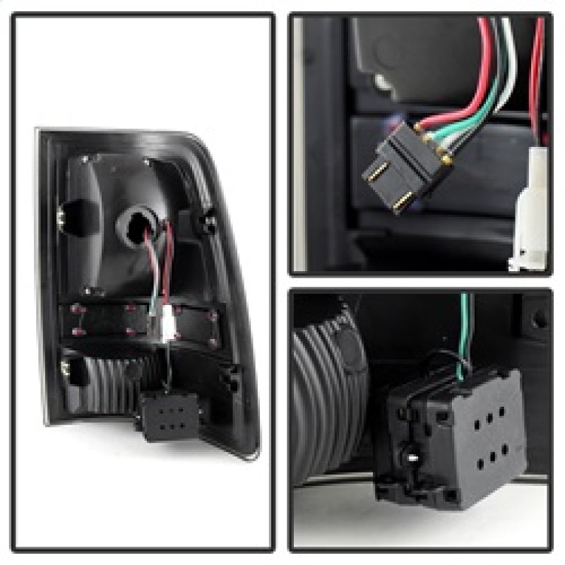 SPYDER Xtune Dodge Ram 1500 09-14 LED Tail Lights Incandescent Model Only Black Smoke ALT-JH-DR09-LED-BKSM 9025617 9025617 Photo - Unmounted