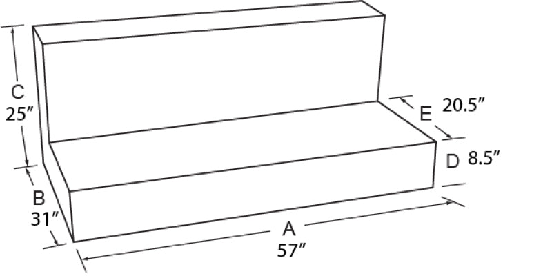 Tradesman Steel Full Size L-Shape Liquid Storage Tank - Black 73596T 73596T User 1