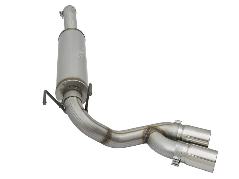 aFe Rebel Series 3-1/2in Stainless Steel Cat-Back Exhaust System 49-42057-P Photo - Unmounted
