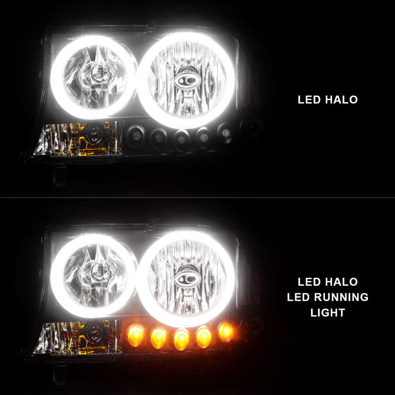 Anzo 1997-2004 Dodge Dakota Crystal Headlights Black 1pc 111085 User 2