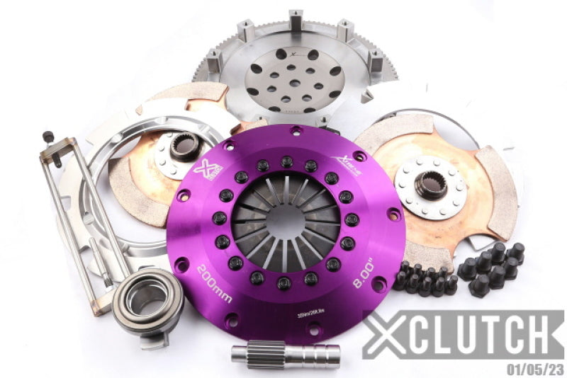 XCLUTCH 1997 Mitsubishi Lancer EVO IV 2.0L 8in Twin Solid Ceramic Clutch Kit XKMI20522-2E XKMI20522-2E Photo - Primary
