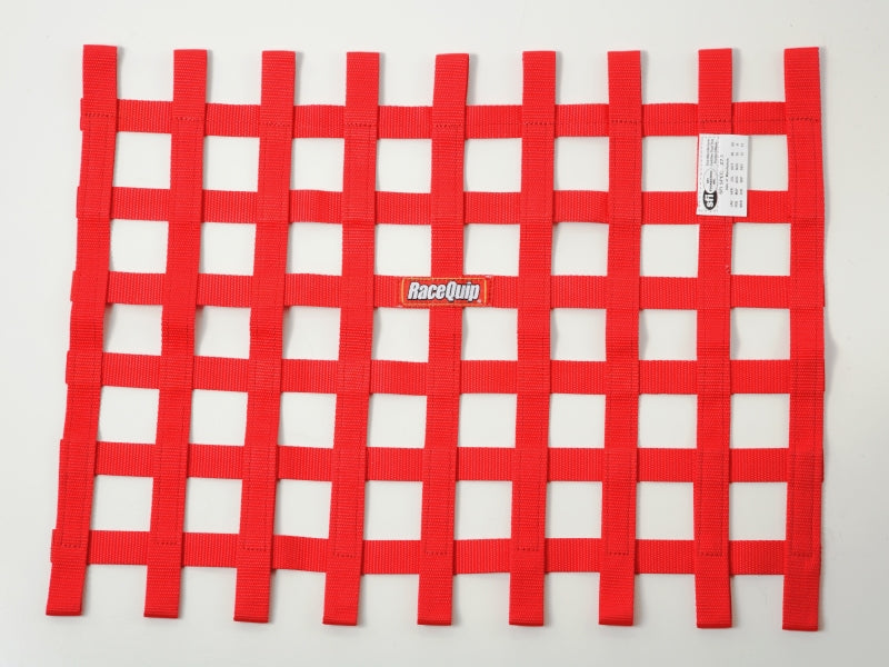 Racequip Race-Quip Ribbon Window Net; SFI Certified; Color: Red 725015 Photo - Primary