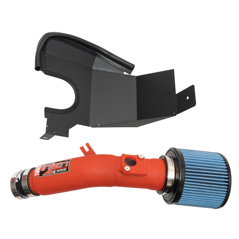 Injen 16-21 Honda Civic 1.5L 4 Cyl. Wrinkle Red Short Ram Intake SP1572WR SP1572WR Photo - Unmounted
