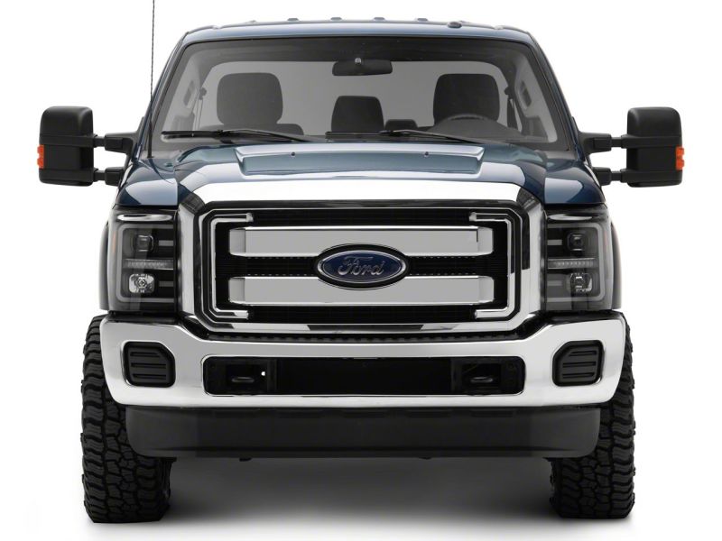 Raxiom 11-16 Ford F-250 Super Duty LED Projector Headlights - Blk Housing (Clear Lens) SD3620 SD3620 Photo - Close Up