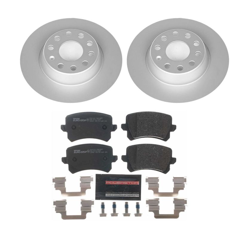 Power Stop 2009 Volkswagen Passat Rear Euro-Stop Brake Kit ESK7811 ESK7811 Photo - Primary
