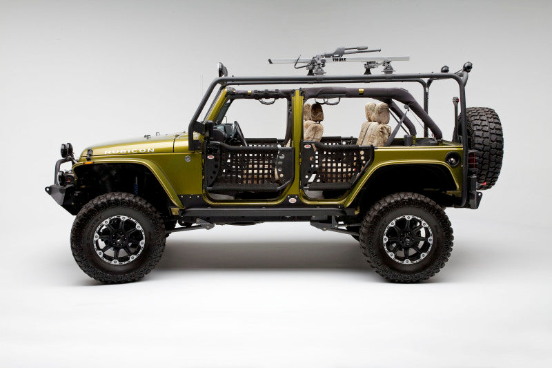 Body Armor 4x4 07-18 Jeep Wrangler JK 4 Door Cargo Roof Rack Box 2 Of 2 JK-6124-2 JK-6124-2 Photo - lifestyle view