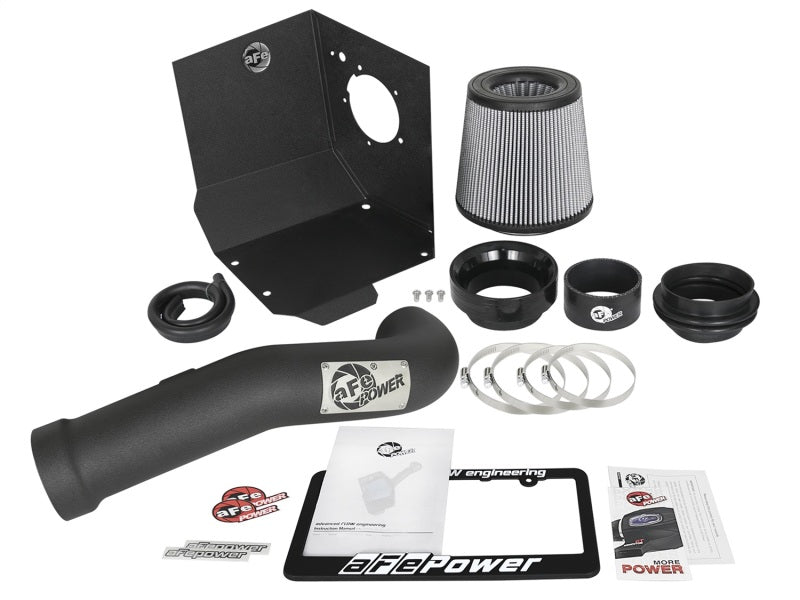 aFe Magnum FORCE Stage-2 Pro DRY S Cold Air Intake System Chevrolet Silver 51-21752 Photo - Unmounted