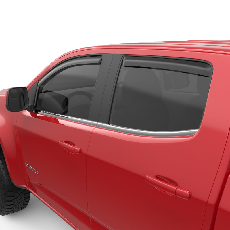 EGR 15 Chevy Colorado/GMC Canyon Crew Cab In-Channel Window Visors - Set of 4 - Matte (571395) 571395 571395 Photo - Close Up