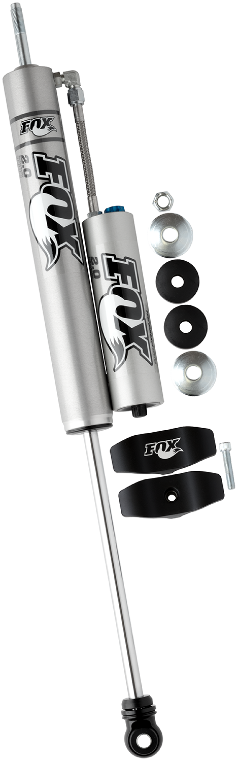 FOX 07+ Jeep JK 2.0 Factory Series 11.6in. Smooth Body R/R Front Shock w/CD Adj. / 4-6in. Lift 985-26-011 985-26-011 Photo - out of package