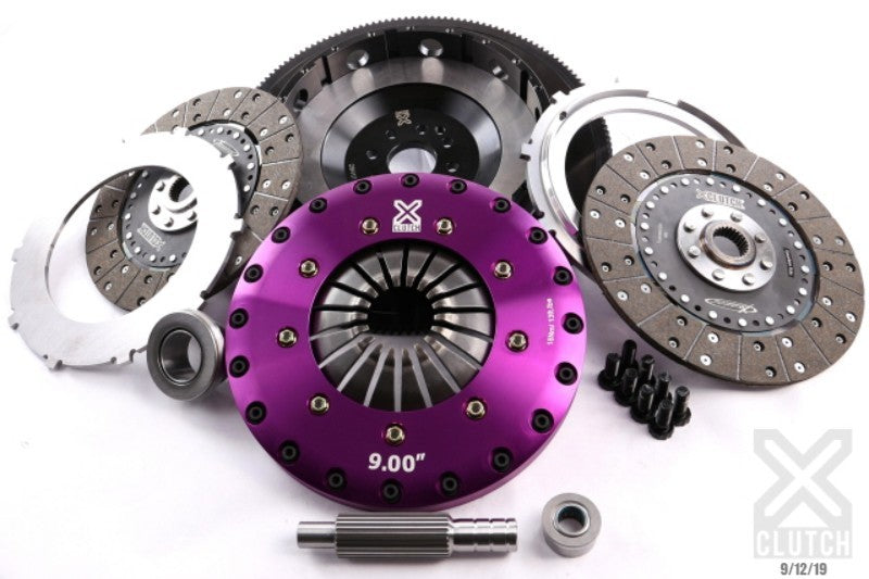 XCLUTCH 96-04 Ford Mustang GT 4.6L 9in Twin Solid Organic Clutch Kit XKFD23568-2G XKFD23568-2G Photo - Primary