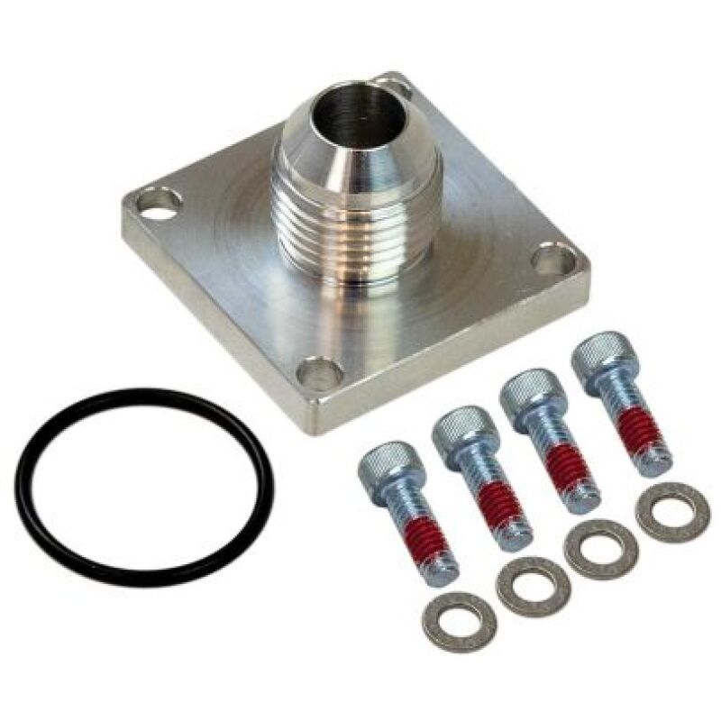 Moroso -8AN Male 4-Bolt Square Flange Dry Sump Square Base Fitting 22751 22751 User 1