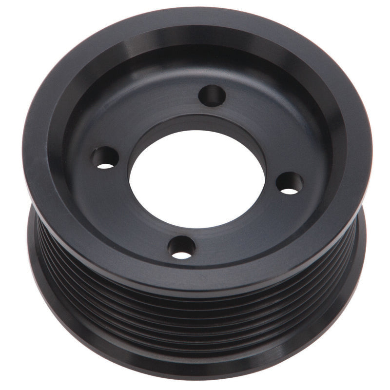 Edelbrock PULLEY SC E-FO\RCE 3.00" 8 RIB BLACK 15872 Photo - Primary