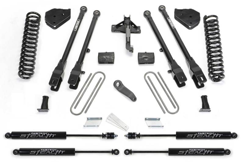 Fabtech 6" 4 Link System w/ Stealth Shocks K2219M Photo - Primary