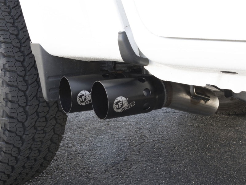 aFe POWER 49-44065-B Rebel Series 3" 409 SS DPF-Back Exhaust System 49-44065-B Photo - Mounted