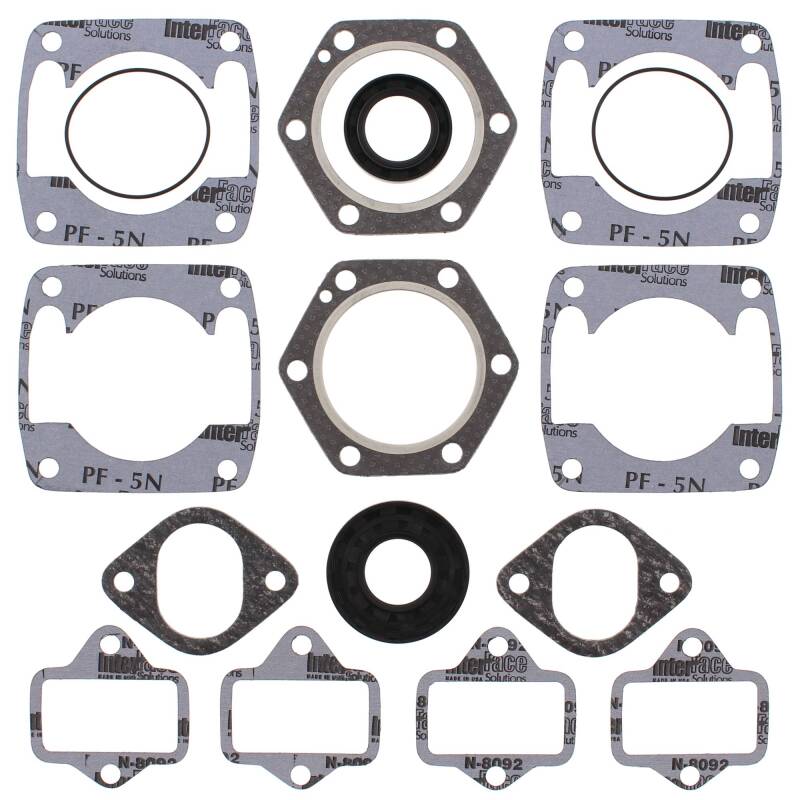 Vertex Pistons Vertex Gaskets Jlo-cuyuna 2F400/2 6 Bolt Head FC/2 Complete Gasket Kit w/ Oil Seals 711106A 711106A Photo - Primary
