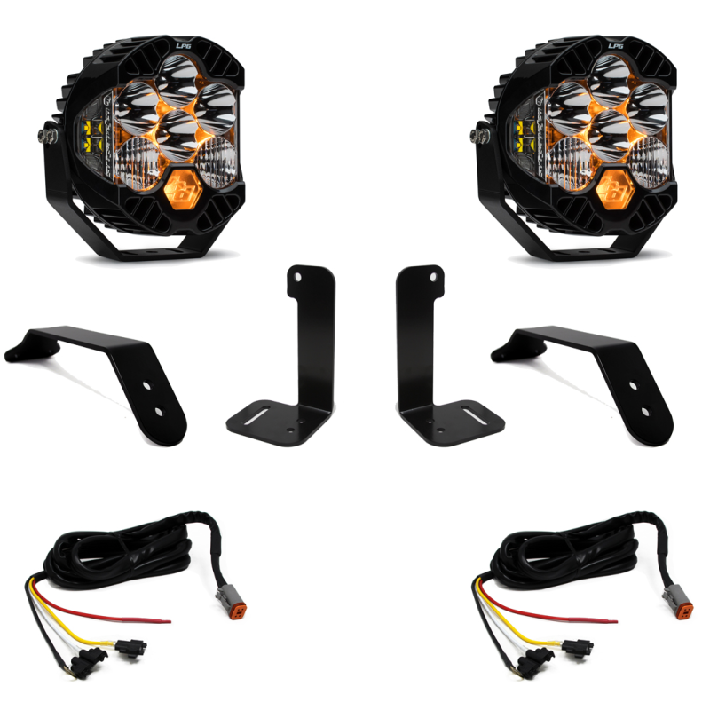 Baja Designs 2018+ Jeep JL/JT Dual LP6 Auxiliary Light Kit w/Upfitter 447659UP 447659UP User 1