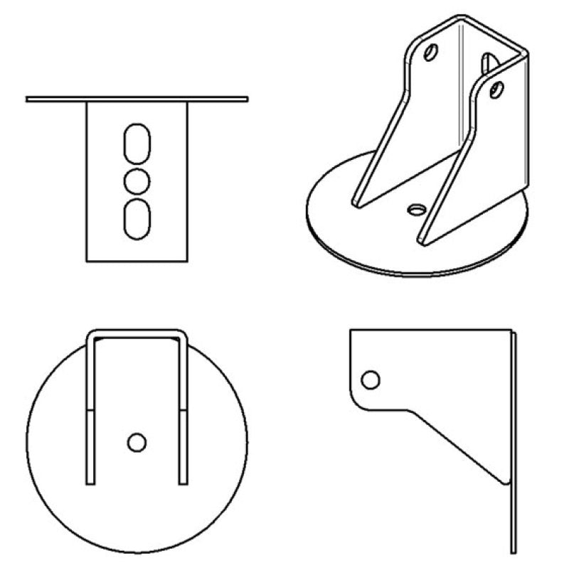 Ridetech Coilover Conversion to Air Spring Bracket 90000073 90000073 User 1