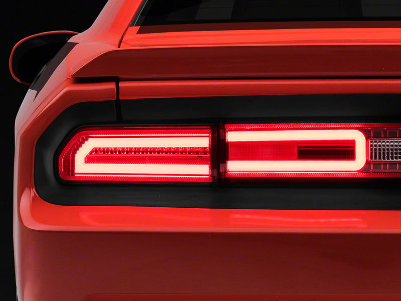 Raxiom 08-14 Dodge Challenger LED Tail Lights- Chrome Housing - Red/Clear Lens CH3005 CH3005 Photo - Primary
