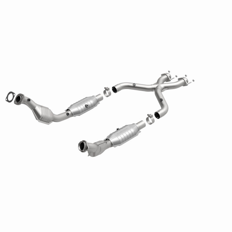 MagnaFlow Ford Mustang HM Grade Federal / EPA Compliant Direct-Fit Catalytic Converter 93671 360 Degree Image Set