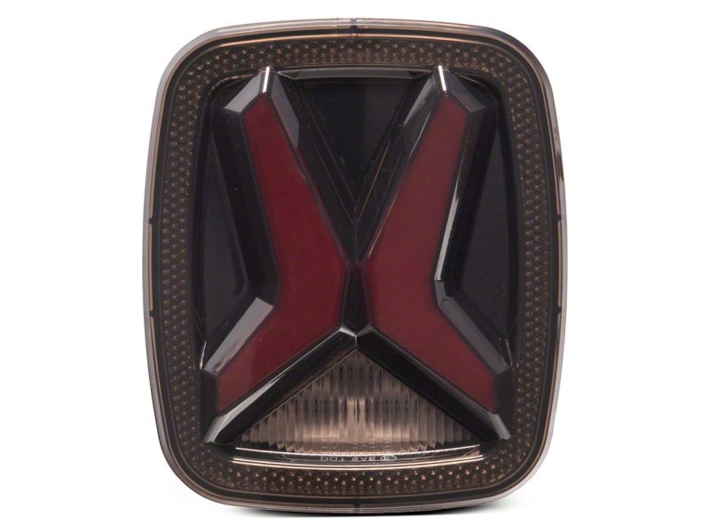 Raxiom 76-06 Jeep CJ7 Wrangler YJ & TJ Gladiator LED Tail Lights- Blk Housing (Smoked Lens) J177410 J177410 Photo - Close Up