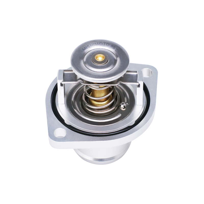 Mishimoto Ford 6.0L Powerstroke Low-Temperature Thermostat and CNC Housing MMTS-F2D-03FL Photo - out of package