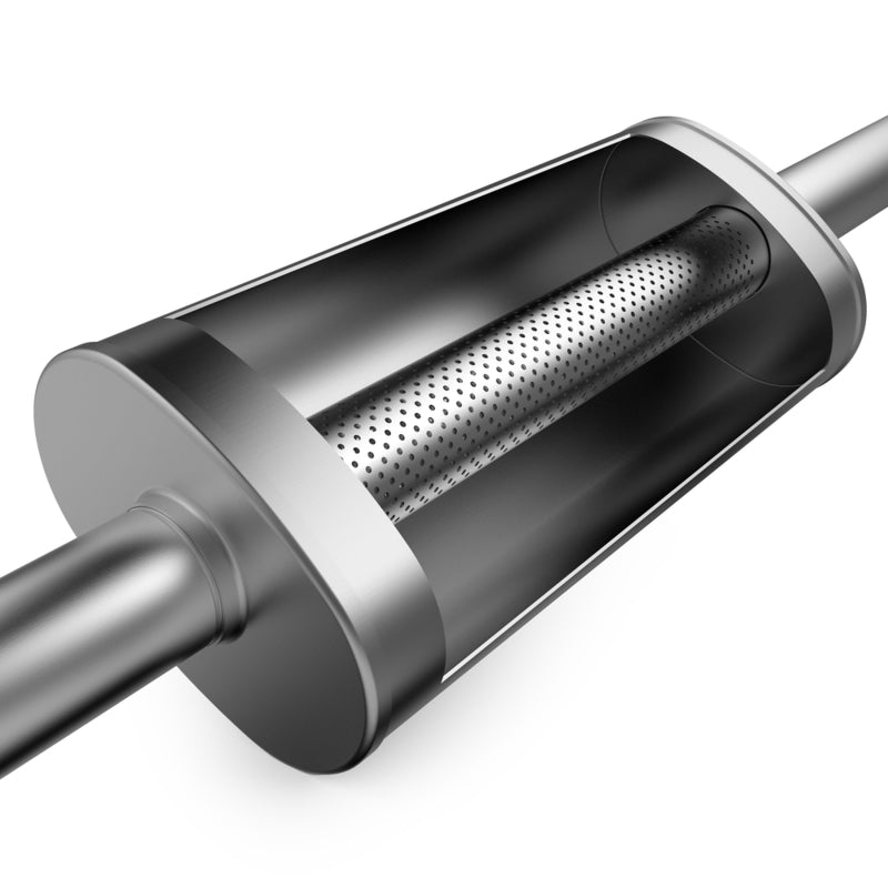 MagnaFlow 5" X 8" Oval Center/Center Straight Through Performance Muffler 12249 User 2