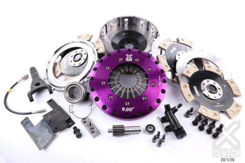 XCLUTCH 93-95 Toyota Supra Twin Turbo 3.0L 9in Triple Solid Ceramic Clutch Kit XKTY23536-3E XKTY23536-3E Photo - Primary