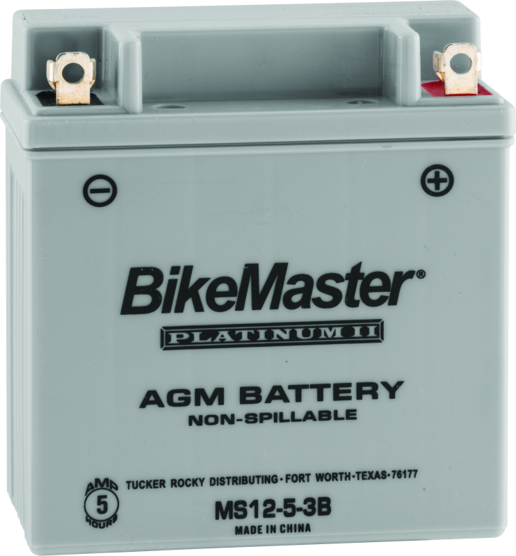 BikeMaster AGM Battery - MS12-5-3B 780735 780735 Photo - Primary