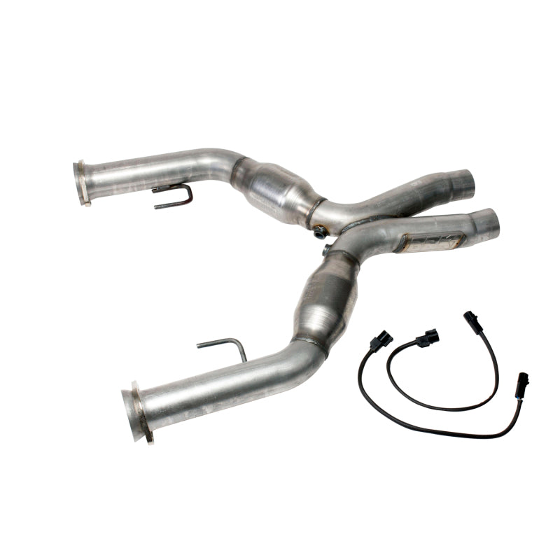 BBK Performance 05-10 Ford Mustang 2-3/4 Short X-Pipe W/Converters 1637 Photo - Primary