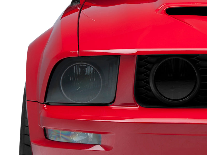 Raxiom 05-09 Ford Mustang GT V6 Axial Series CCFL Halo Projector Headlight- Blk Housing (Smkd Lens) 49121 49121 Photo - Close Up