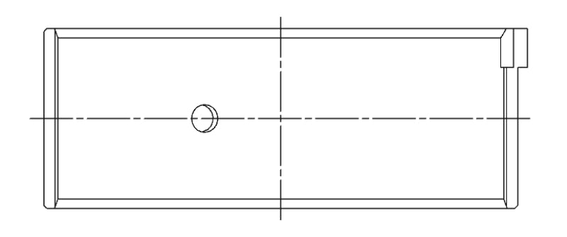 ACL Honda 4 1958-2056cc Race Series Engine Connecting Rod Bearing Set 4B1936HX-STD 4B1936HX-STD Technical Drawing