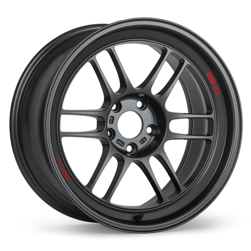 Enkei RPF1RS 18x9.5 5x114.3 12mm Offset 75mm Bore Matte Gunmetal Wheel 3798956512GM 3798956512GM Photo - Primary