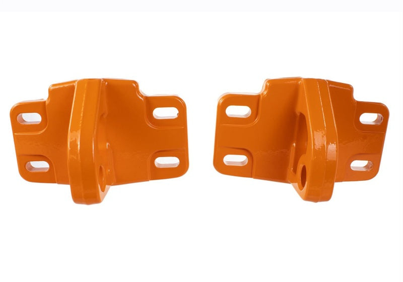 Ford Racing 2021+ Bronco Front Bumper Tow Hooks - Orange (Pair) M-18954-BO M-18954-BO Photo - Unmounted