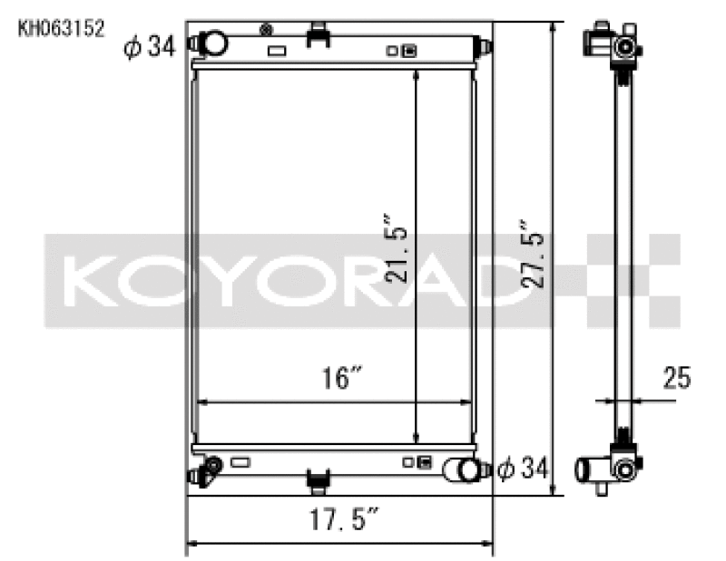 Koyo KOY Racing Radiators Cooling Radiators main image
