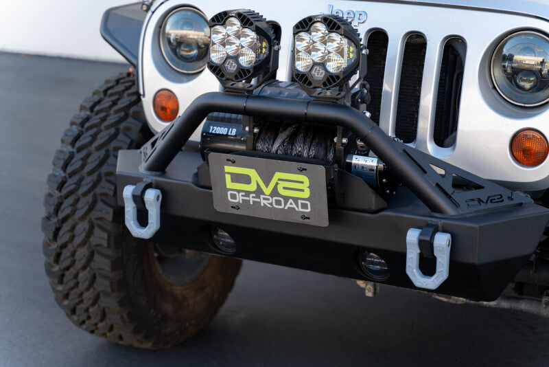 DV8 Offroad Fairlead Mounted Flip-Up License Plate Bracket LPBM-02 LPBM-02 Photo - Primary