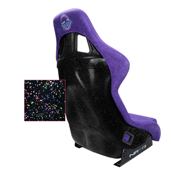 NRG FRP Bucket Seat PRISMA Edition W/ pearlized Back Purple Alcantara - Large FRP-302PP-PRISMA FRP-302PP-PRISMA Photo - Primary