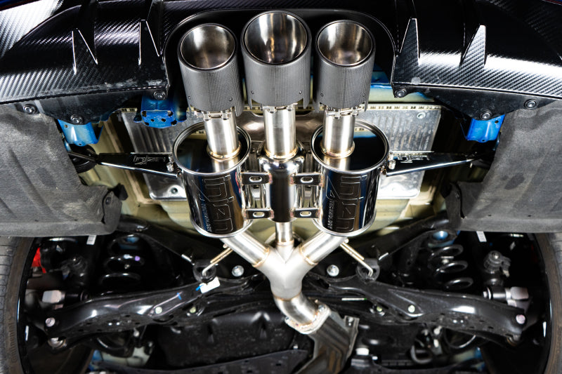 Injen 17-20 Honda Civic Type R 2.0L Turbo 3in 304SS Cat-Back Exhaust SES1583CF SES1583CF Photo - Mounted