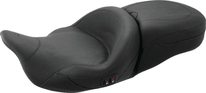 Mustang Motorcycle Mustang 08-21 Harley Electra Glide, Rd Glide, Rd King, Str Glide Touring Deluxe 1PC Seat - Black 79646 79646 Photo - Primary
