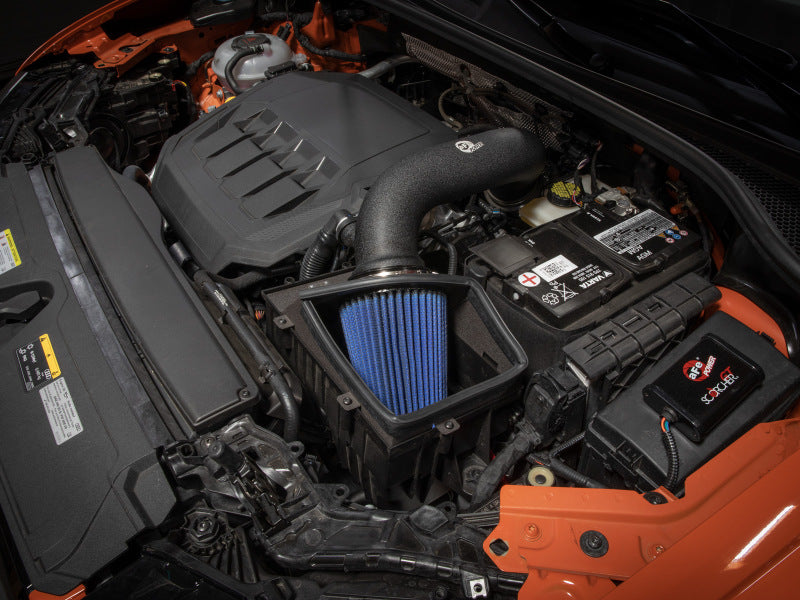 aFe Rapid Induction Pro 5R Cold Air Intake System - 19-22 Audi Q3 L4-2.0L (t) 45TFSI 52-10014R 52-10014R Photo - Mounted