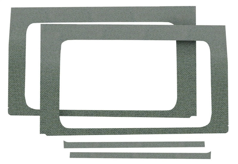 DEI 2018-Up Jeep Wrangler JL 4-Door Rear Side Window Trim Kit 4-pc - Gray 50174 50174 Photo - Primary