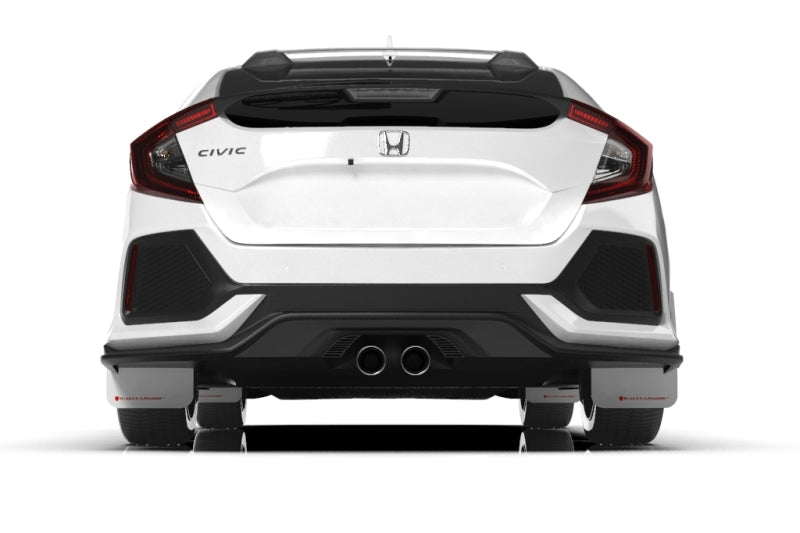 Rally Armor 17-19 Civic Sport Touring & Hatch only UR White Mud Flap w/ Red Logo MF51-UR-WH/RD MF51-UR-WH/RD User 1