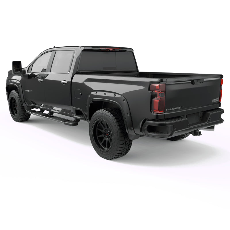 EGR 20-23 Chevrolet Silverado 2500Hd/3500Hd Traditional Bolt-On Look Fender Flares Black Set Of 4 791884-GBA 791884-GBA Photo - Mounted