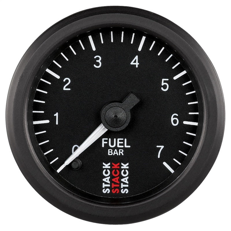 Autometer Stack 52mm 0-7 Bar M10 Male Pro Stepper Motor Fuel Pressure Gauge - Black ST3305 ST3305 Photo - Primary