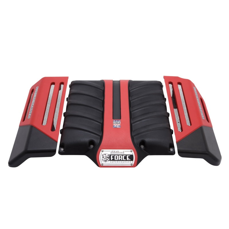 Edelbrock Lid And Coil Cover Kit E-Force Supercharger 1597 and 1598 2010-2013 Chevrolet Camaro 41144 41144 Photo - Primary