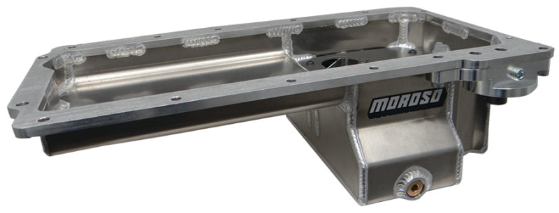 Moroso GM LS/Early F-Body (w/Spin-On Oil Filter Adapter) Road Race Wet Sump 7qt 6in Aluminum Oil Pan 21152 21152 Photo - Primary