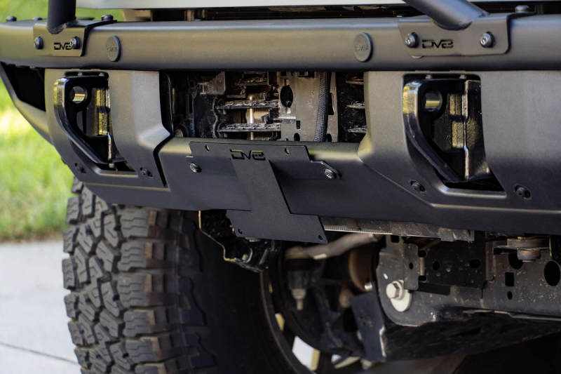 DV8 Offroad 21-22 Ford Bronco Factory Front Bumper Licence Relocation Bracket - Front LPBR-01 LPBR-01 User 2