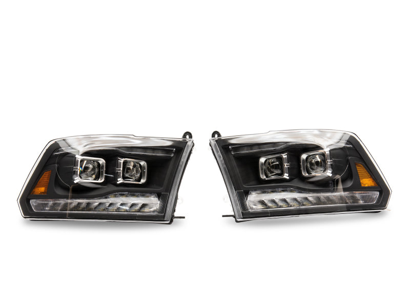 Raxiom 09-18 RAM 1500 LED Projector Headlights w/ Switchback Turn Signals- Blk Housing (Clear Lens) R111520 R111520 Photo - Close Up