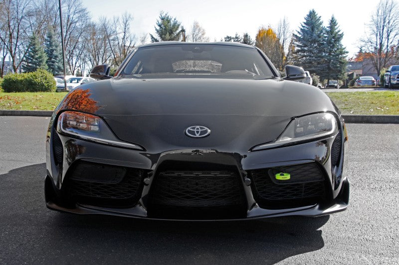 Perrin 2020 Toyota Supra Tow Hook Kit (Front) - Neon Yellow PTP-BDY-230NY PTP-BDY-230NY Photo - Primary