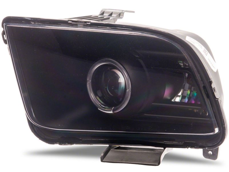 Raxiom 05-09 Ford Mustang w/ Factory Halogen LED Halo Headlights- Blk Housing (Smoked Lens) 49115 49115 Photo - Close Up